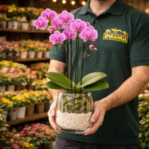 Orquídea no Aquário